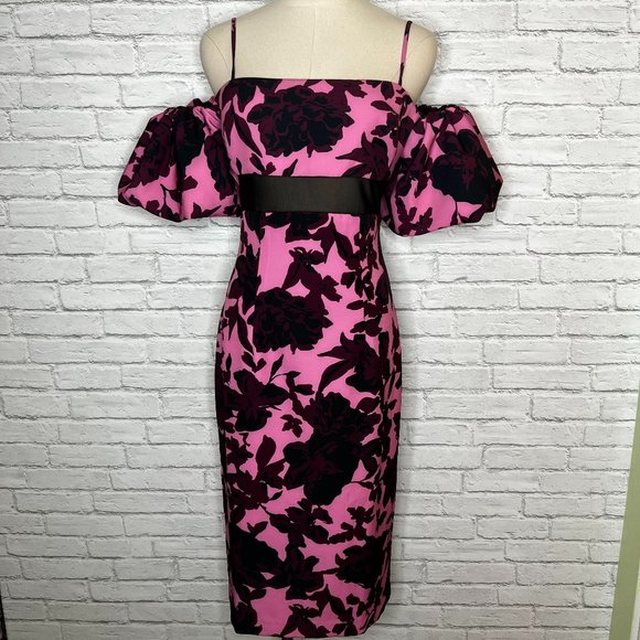 π« NWT Black Halo, Leona Dress, Size 4 - Picture 2 of 10